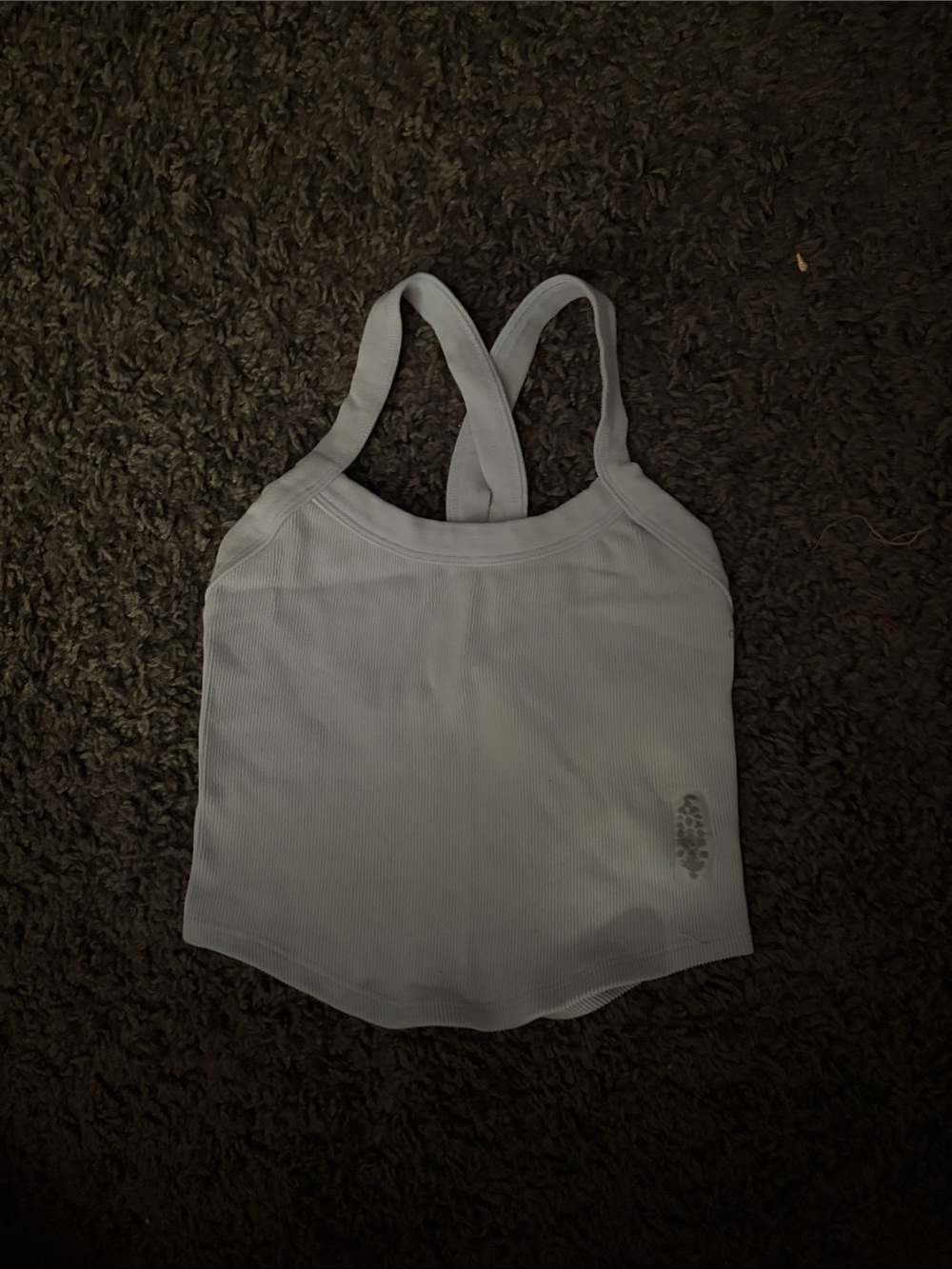 FP Movement by Free People Pale Blue Ribbed Cami Tank